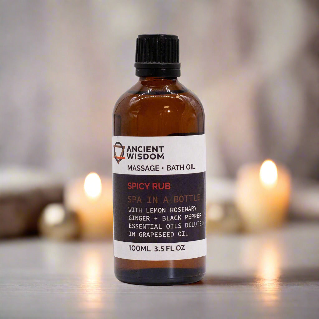 Spicy Rub Massage & Bath Oil - 100ml