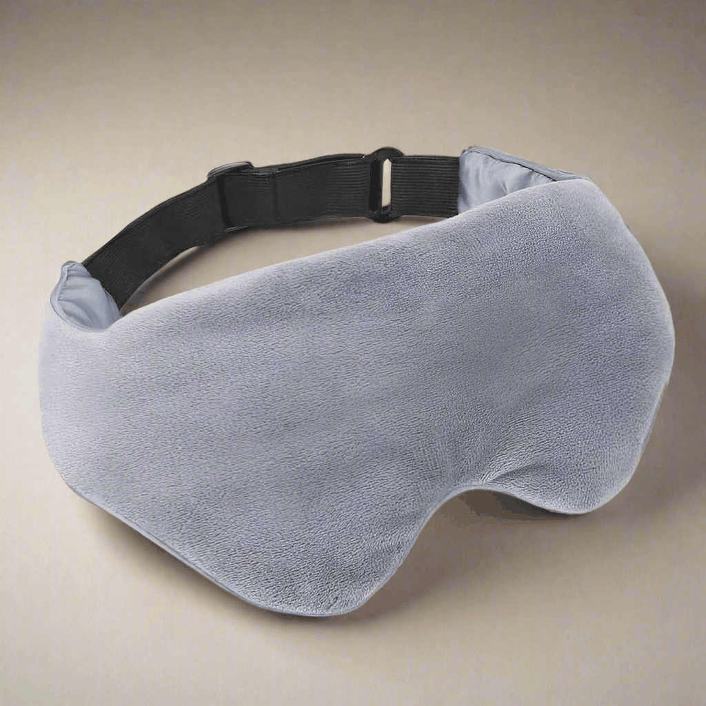 Weighted Hot & Cold Therapy Eye Mask for stress relief and relaxation.