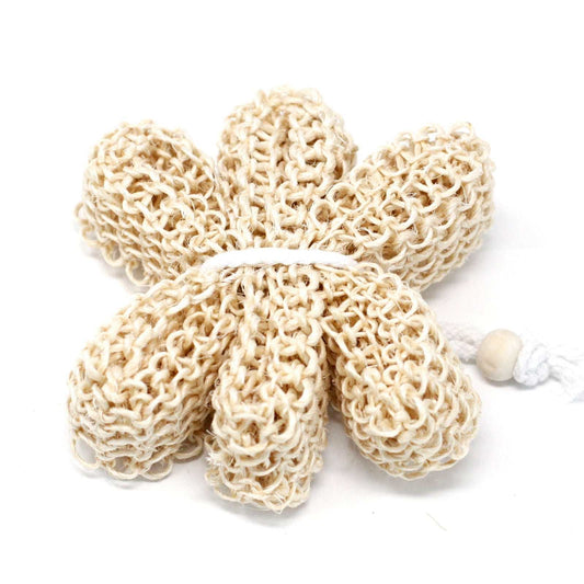 Sisal Sponge and Scrub - Exfoliating Star, eco-friendly exfoliator for soft, nourished skin.