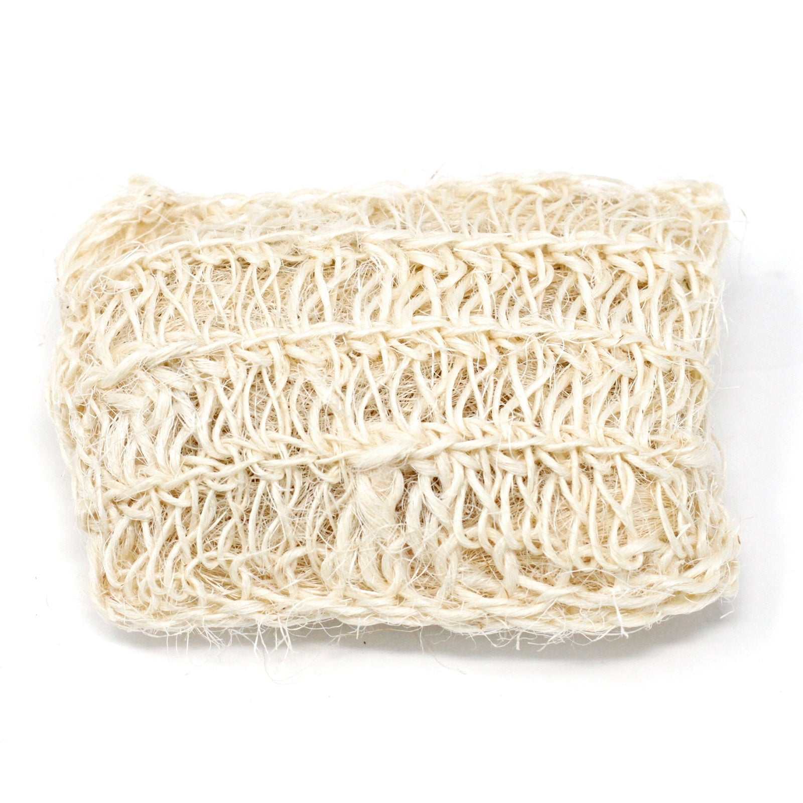 Sisal sponge for gentle exfoliation and skin softening.