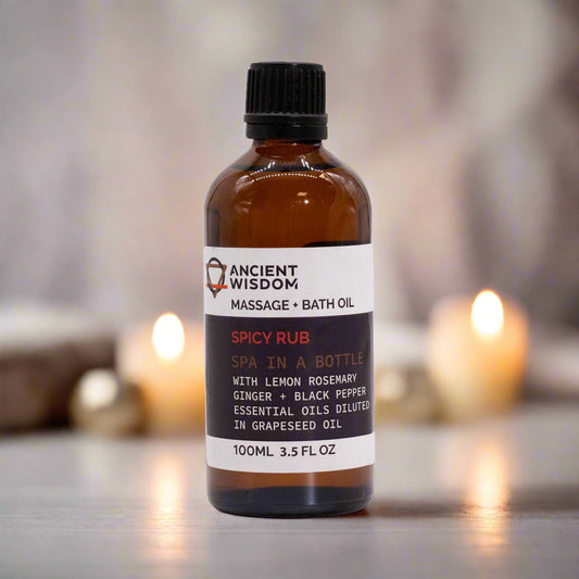 Spicy Rub Massage & Bath Oil - 100ml