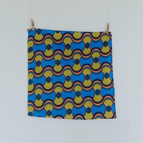 Reusable Furoshiki-inspired Ankara Gift Wraps, vibrant and eco-friendly fabric, pack of 2.