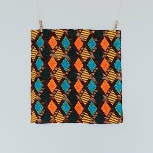 Reusable Furoshiki-inspired Ankara Gift Wraps, vibrant and eco-friendly fabric, pack of 2.