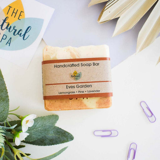 Eves Garden Cold Process Soap Bar - Lemongrass Lavender and Pine